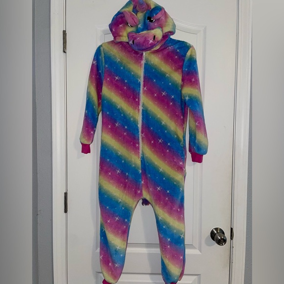 Unique Girl’s Unicorn Bundle - Handmade Sleeping Mat, Onesie & Plush Stuffed Toy - Picture 3 of 7